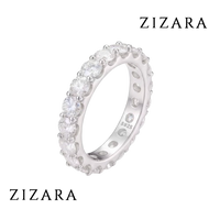 Zizara™ 4mm Special Occasions Moissanite Eternity Ring